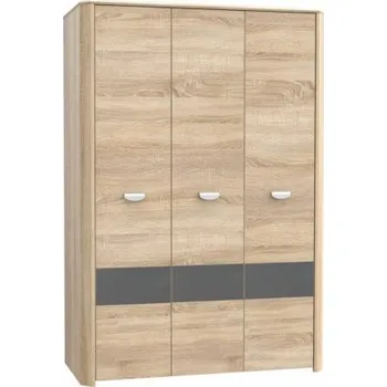 Šatní skříň Šatní skříň Yoop - Dub sonoma/Šedý antracit