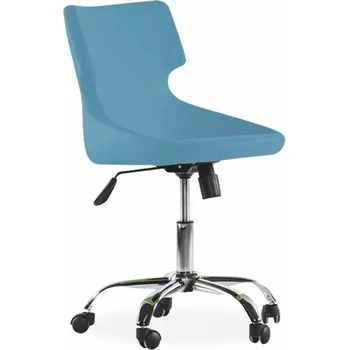Otočná židle na kolečkách Colorato - modrá
