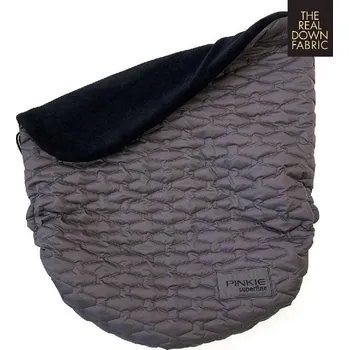 Příslušenství pro přepravu dětí Pinkie péřová stahovací deka Superfine Dark Grey
