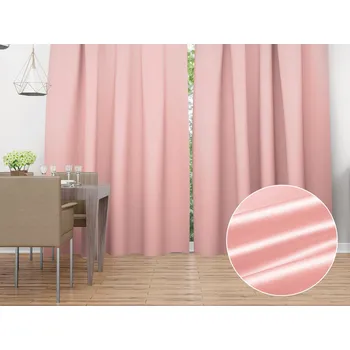 ubrus Saténový závěs LUX-061 Světle korálově růžový 140x140 cm