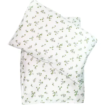 Povlečení enie baby Povlečení 100x135 cm a 40x60 cm GREEN LEAVES