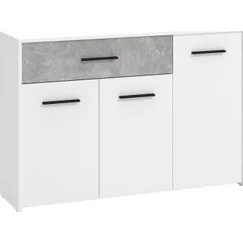 Komoda Kombinovaná komoda Geralt - bílá/beton