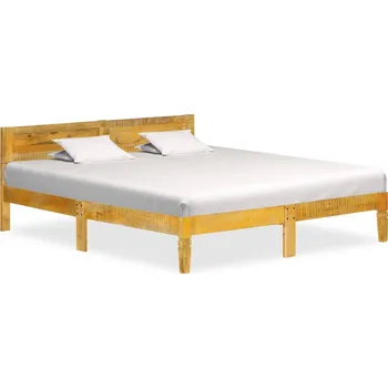 Postel vidaXL Marketos Rám postele masivní mangovníkové dřevo 180 cm