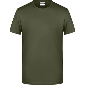 Pánské tričko James&Nicholson JN8008 Pánské triko 8008 Olive 3XL