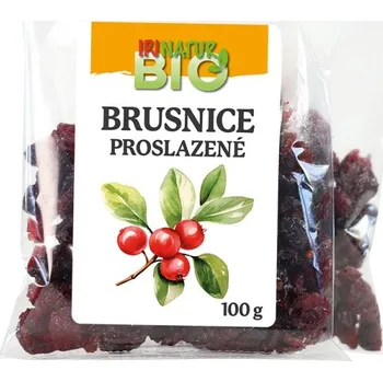 Sušené ovoce IPJ NATUR s.r.o. Brusnice proslazené BIO 100g IPJ NATUR 5527