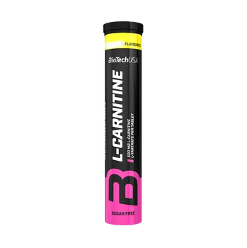 Spalovač tuku BioTech L-Carnitine 500 20 tbl (šumivé) Příchuť: borůvka-malina