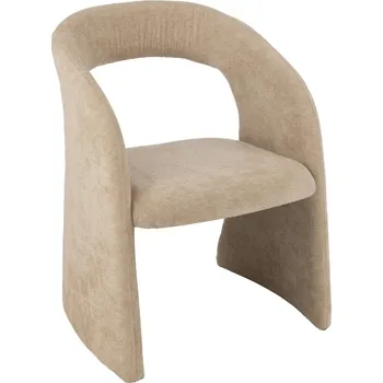 Jídelní židle Béžová čalouněná jídelní židle J-line Anitte