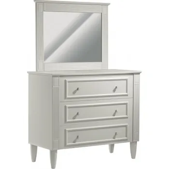 Komoda Zásuvková komoda se zrcadlem Esme - šedá