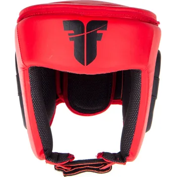 Chránič hlavy na box a bojový sport Přilba Fighter SIAM Competition - červená, FHG-001R M/L