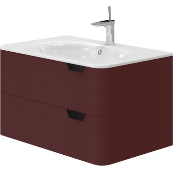 Koupelnový nábytek Lavedo Velluto Claret 80 koupelnová skříňka s umyvadlem