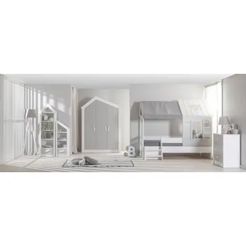 Dětský pokoj Dětský pokoj II Boom - bílá/šedá