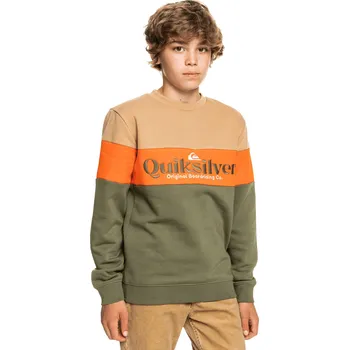 Chlapecká mikina quiksilver Dětská mikina youth beach to school crew plage - ckk0