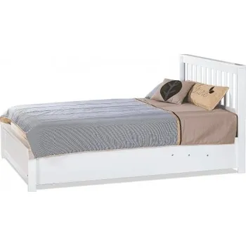 Postel Postel 100x200 s úložným prostorem Paxton - bílá