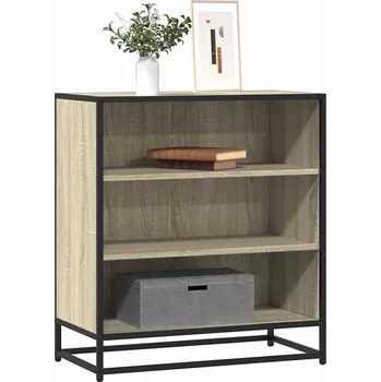 přebalovací pult a komoda Příborník dub sonoma 68 x 35 x 76 cm kompozitní dřevo a kov Hnědá 848975