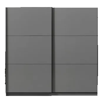 Šatní skříň Šatní skříň s posuvnými dveřmi Catalina 220 - šedá