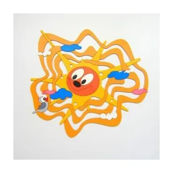 Samolepící dekorace Dekorace na zeď sluníčko 80x80cm