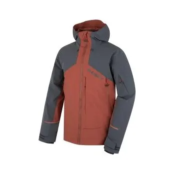 Pánská casual bunda Husky Geilo M brown/grey XXXL; Hnědá bunda + DÁREK DLE VÝBĚRU!