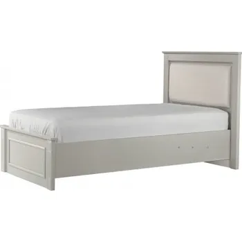 Postel Studentská postel 100x200 s výklopným úložným prostorem Esme - šedá