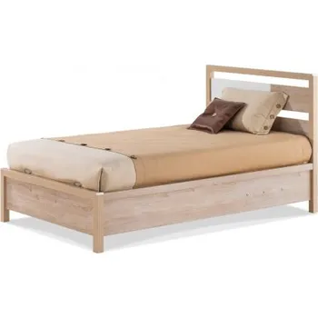 Postel Studentská postel 120x200 s úložným prostorem Artos - dub sofia/bílá