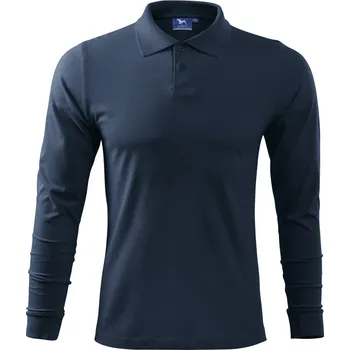 Pánská košile Malfini Single J.180 Ls Pánská polokošile 211 námořní modrá XL