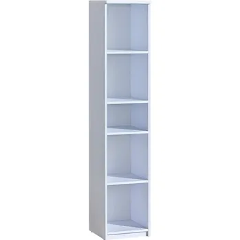 Knihovna Policový regál Liana - bílá