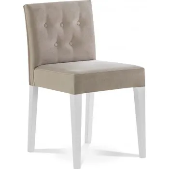 Dětská židle Lovely - bílá/hnědá