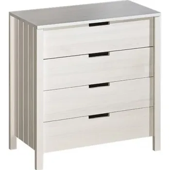 Komoda Masivní zásuvková komoda Mantis - bílá