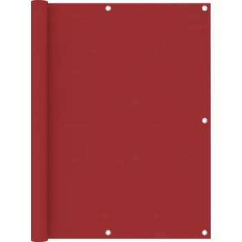 Markýza Balkónová zástěna červená 120 x 500 cm oxfordská látka IM_135042