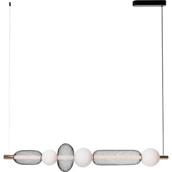 MAXLIGHT P0593 - LED Lustr na lanku BORA LED/29W/230V bílá/černá