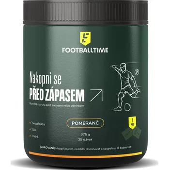 Iontový nápoj FootballTime Nakopni se PŘED ZÁPASEM Příchuť: Pomeranč