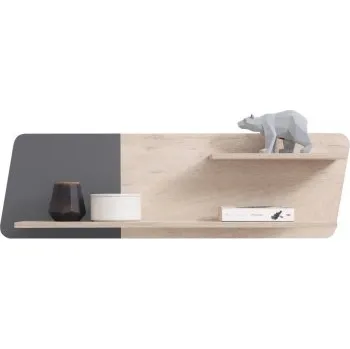 Koupelnový nábytek Závěsná police Gama II - dub/antracit