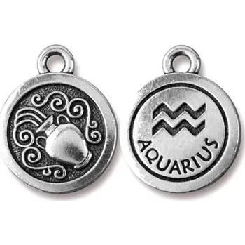 Přívěsek TierraCast přívěsek Aquarius Vodnář starostříbrný