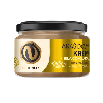 Arašídový krém s bílou čokoládou 220g NUPREME