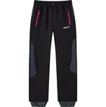 Dívčí zateplené softshellové kalhoty černé WOLF B2495 Velikost: 116