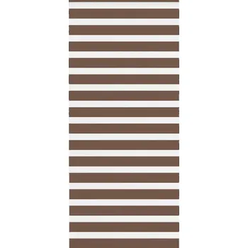 vidaXL Zebra roleta hnědá 115x200 cm šířka látky 110,9 cm polyester