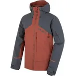 Husky Geilo M brown/grey S; Hnědá bunda + DÁREK DLE VÝBĚRU!