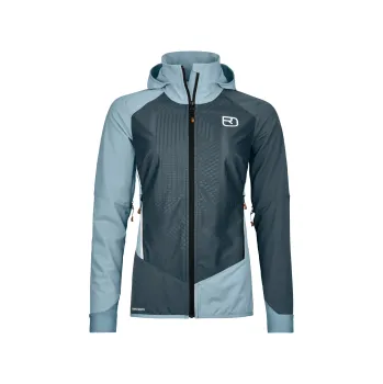 Ortovox Col Becchei Jacket W glacier grey XL; Šedá bunda + DÁREK DLE VÝBĚRU!