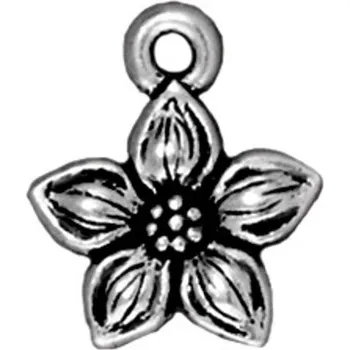 Přívěsek TierraCast přívěsek Star Jasmine starostříbrný