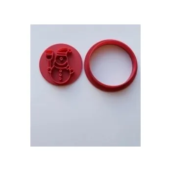 Vykrajovátko Vykrajovátko s otiskovačem SNĚHULÁČEK