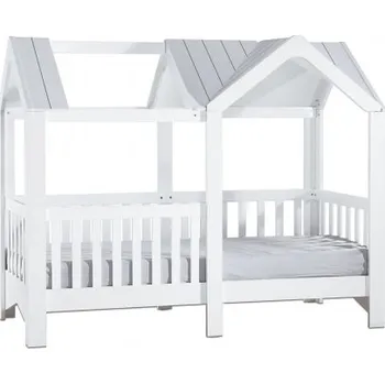 Dětská postel Domečková postel 100x200 Dundee - bílá