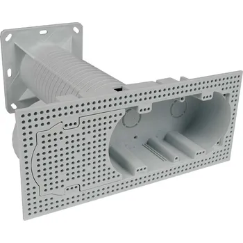 Elektroinstalační krabice KEZ 3 Instalační krabice ETICS, 235 × 120 × 250, plast KEZ 3