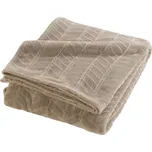 Deka Arya, 220 × 180 cm, béžovošedá, flanel 1611608