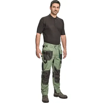 montérky Kalhoty montérkové pracovní do pasu DAYBORO 03020396E3044 mechově zelené vel. 44