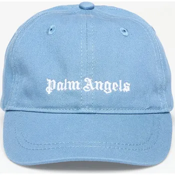 Kšiltovka Kšiltovka Palm Angels Kids Logo Baseball Cap Dusty Blue/ Off White II