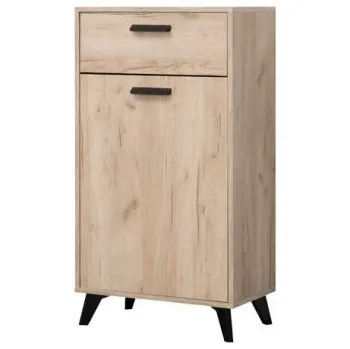 Koupelnový nábytek Skříňka Taylor - dub šedý/černá