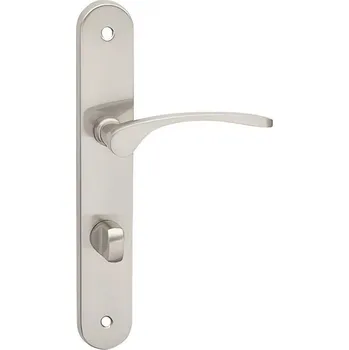 Dveřní kování Laura III Dveřní kování, 72 mm, WC, nikl matný C0350P6364