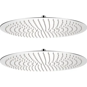 Sprchová hlavice vidaXL Marketos Dešťové sprchové hlavice 2 ks Ø 50 cm nerezová ocel