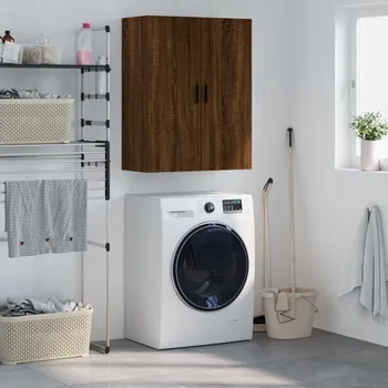 Příborník do zásuvky Nábytek XL Nástěnná skříňka hnědý dub 69,5 x 34 x 90 cm 828443