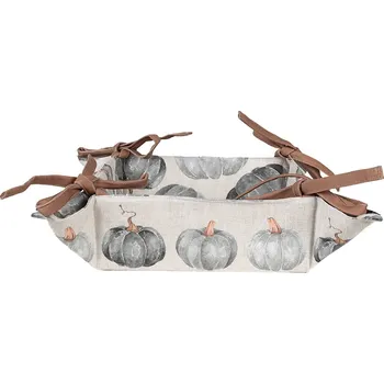 chlebník Clayre & Eef - Košík na pečivo COUNTRY STYLE PUMPKIN CSP47