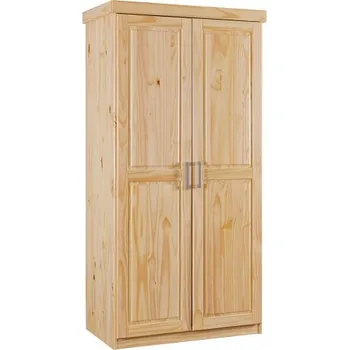 Šatní skříň Dvoudveřová šatní skříň z masivu Guliver - borovice